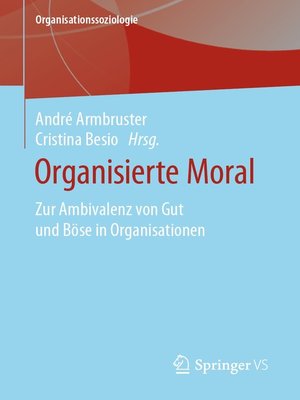 cover image of Organisierte Moral